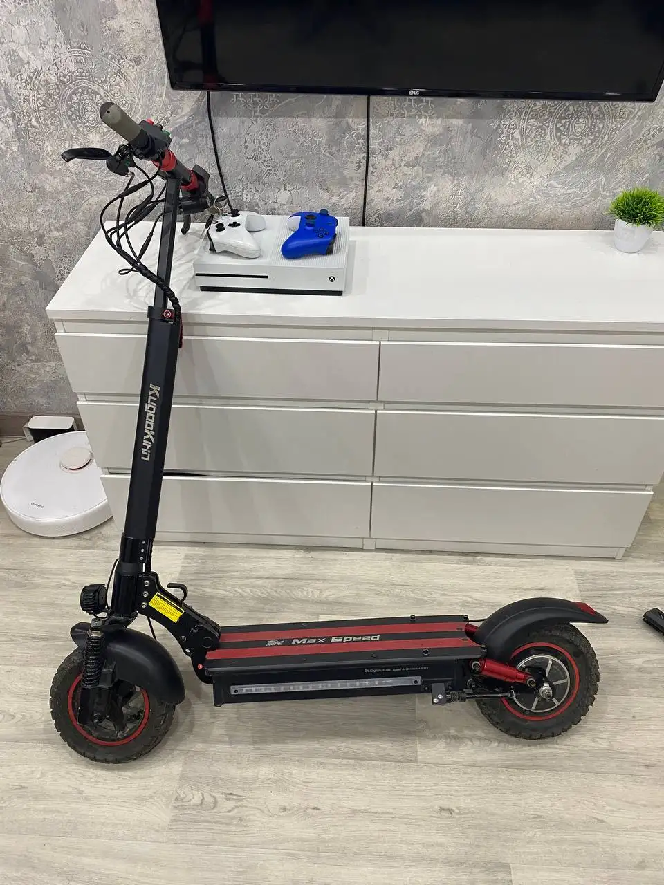 Электросамокат Kugoo Kirin Max Speed с неработающей фарой - Электросамокаты (Электроника) в Рыбинск