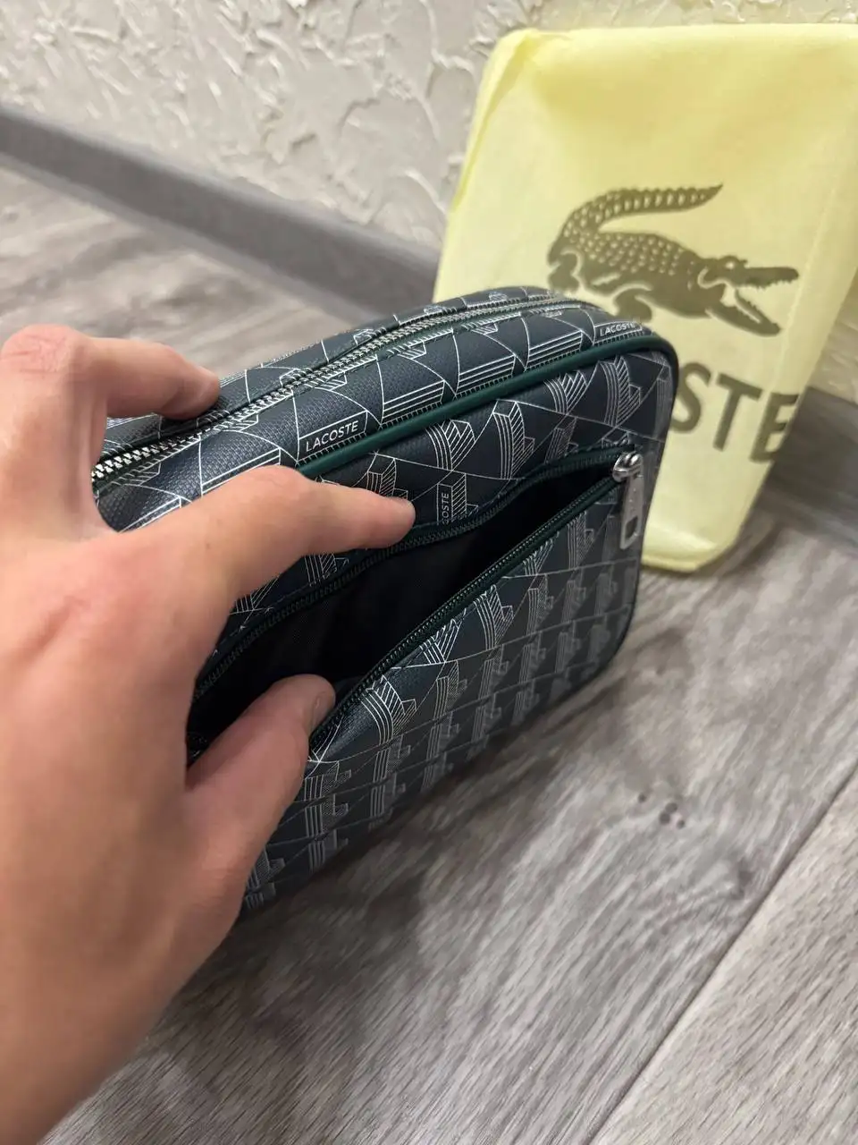 Мужская сумка Lacoste Crossbody - Аксессуары (Одежда) в Рыбинск