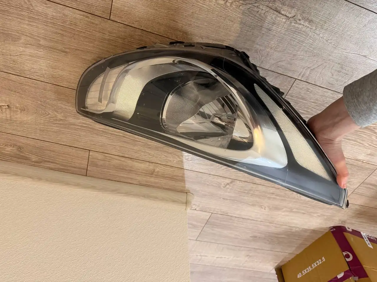 Фары передние и ПТФ Солярис 1 после аварии - Автосвет (Запчасти) в Тюмень