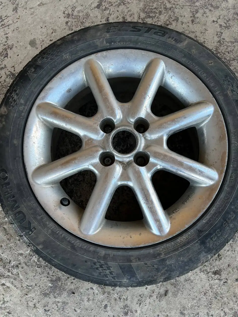 Комплект колес в сборе R15 195/50 4*100 - Автошины, диски (Авто) в Тюмень
