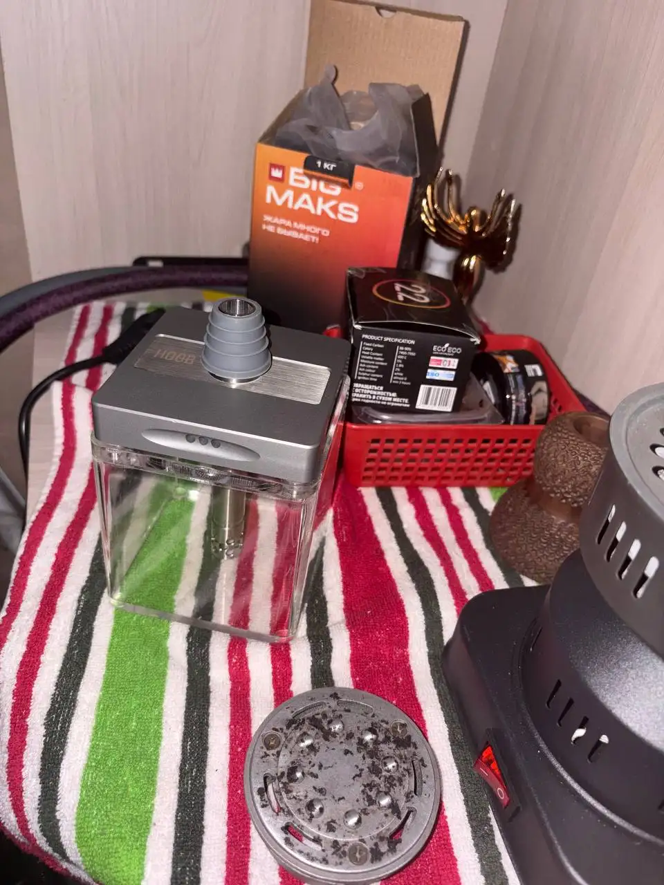 Продам комплект для кальяна с печкой и аксессуарами - Кальян и аксессуары (Хобби и отдых) в Магнитогорск