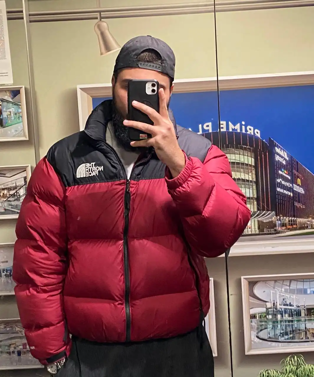 Пуховик TNF оригинал размер L