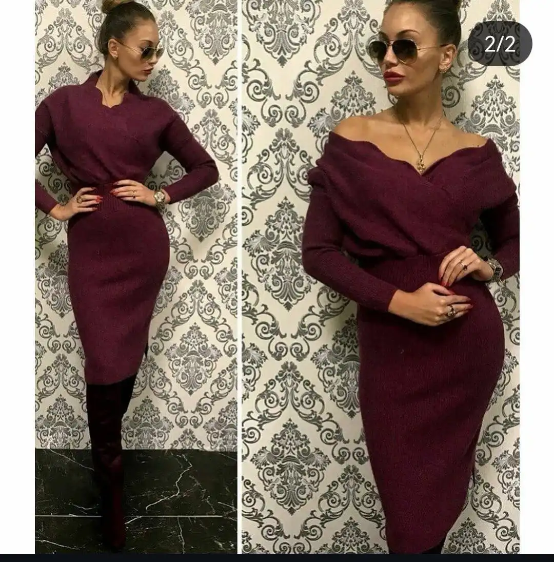 Платье из тёплого кашемира