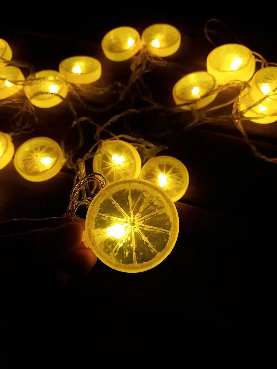 Новогодние гирлянды металлические с теплым светом