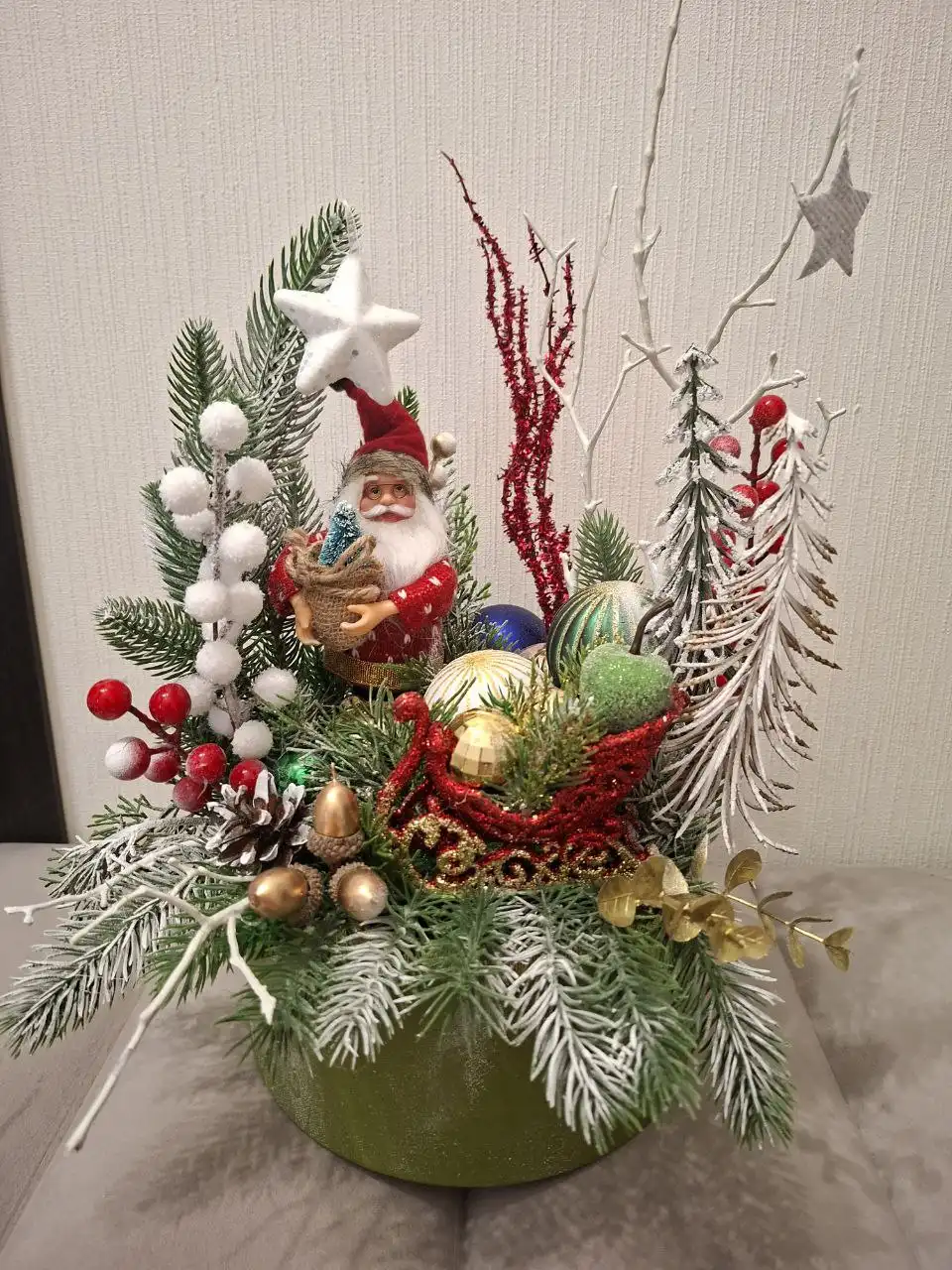 Новогодние композиции и рождественские венки