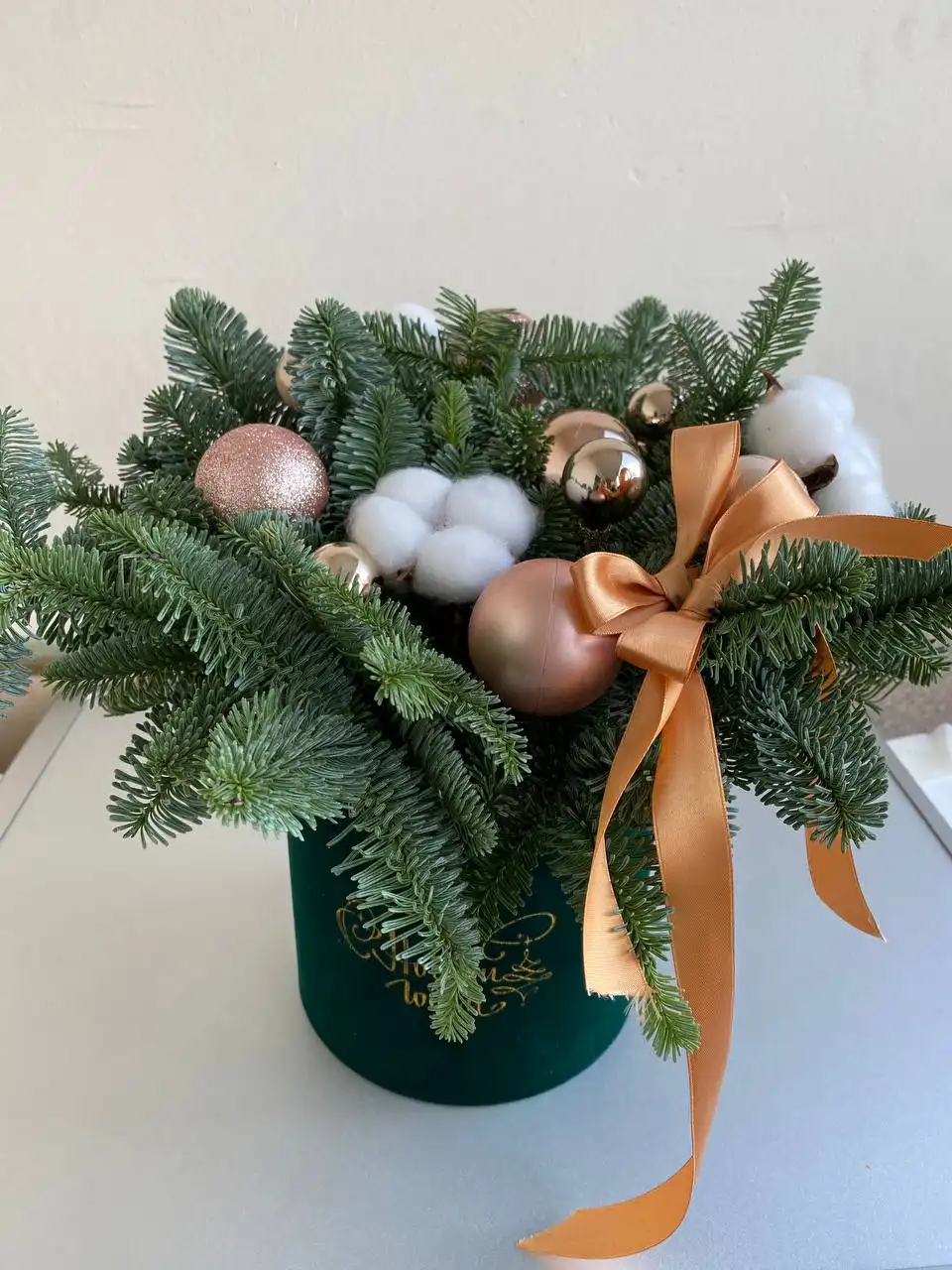 Новогодние композиции из натуральной хвои