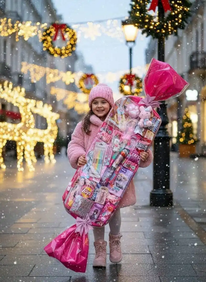 Новогодние гигантские конфеты 65*135см 2025-2026