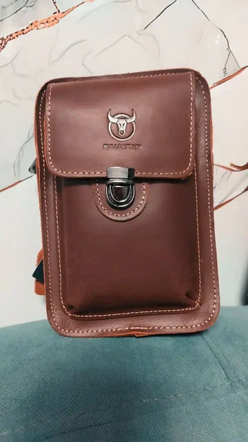 Сумка из коровьей кожи на пояс под документы и телефон - Барахолка в Балашиха