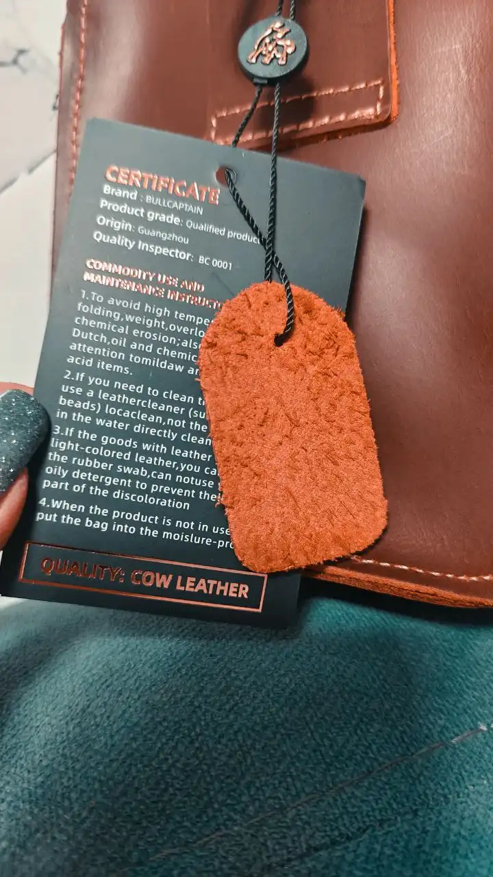 Сумка из коровьей кожи на пояс под документы и телефон