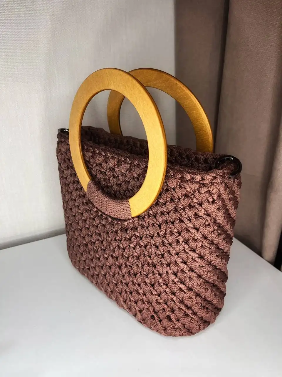 Новая вязаная сумка ручной работы