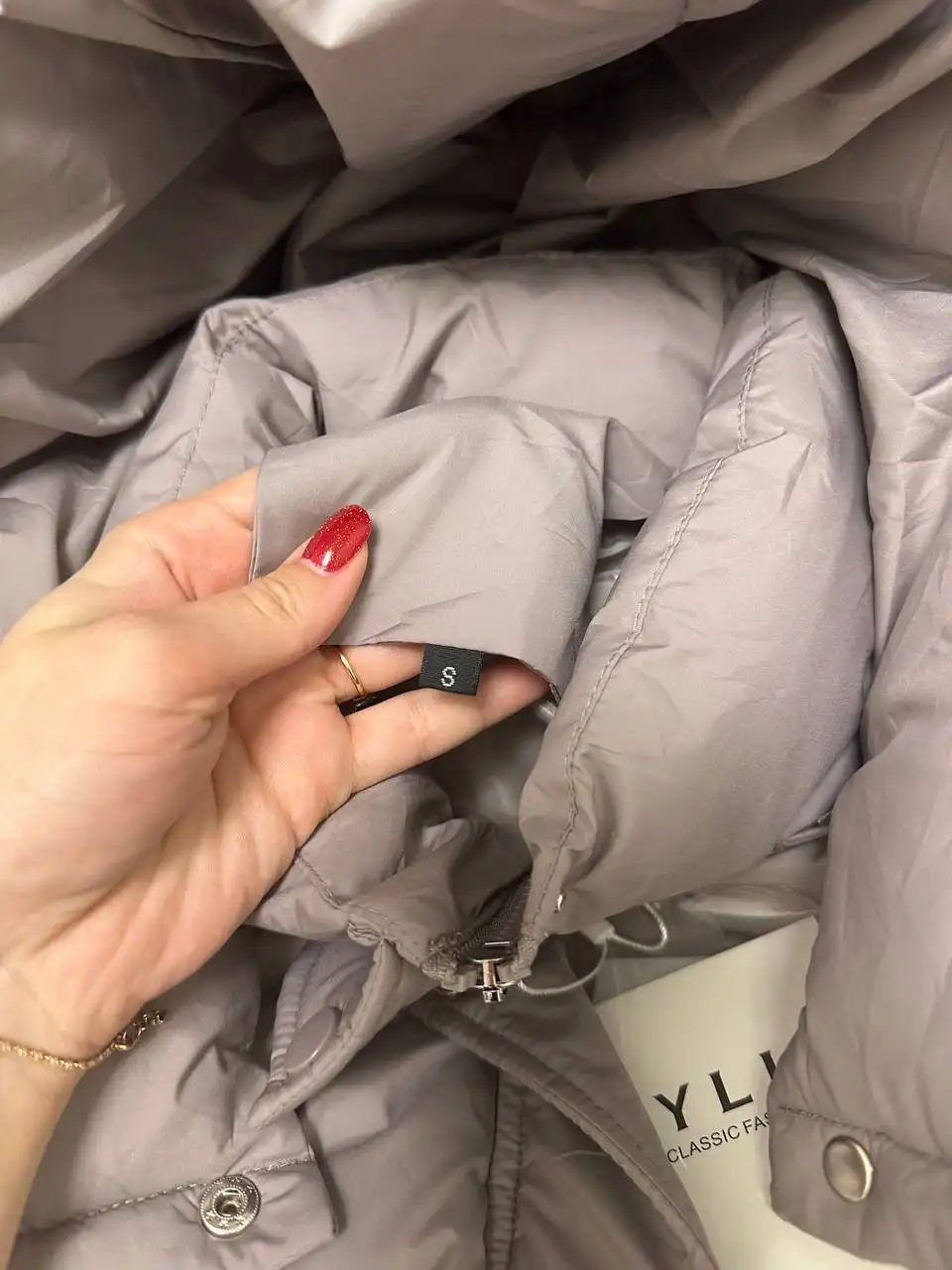 Новый зимний пуховик женский размер S