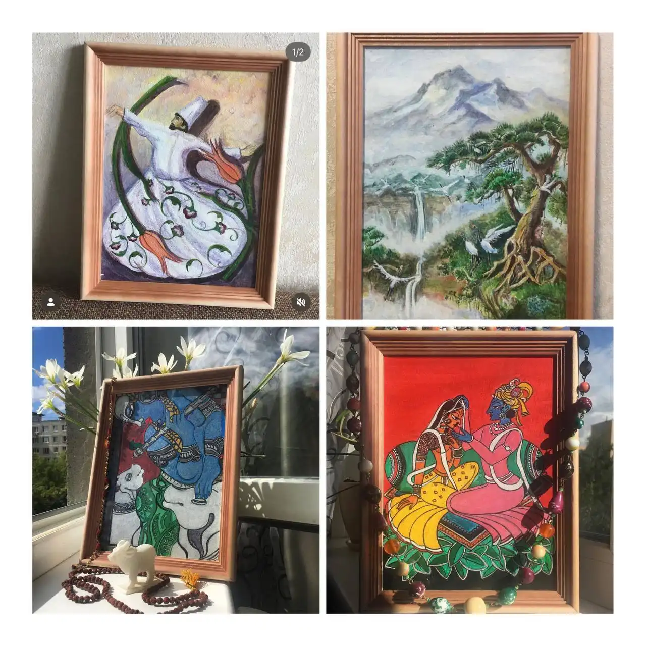 Продажа картин с мамой