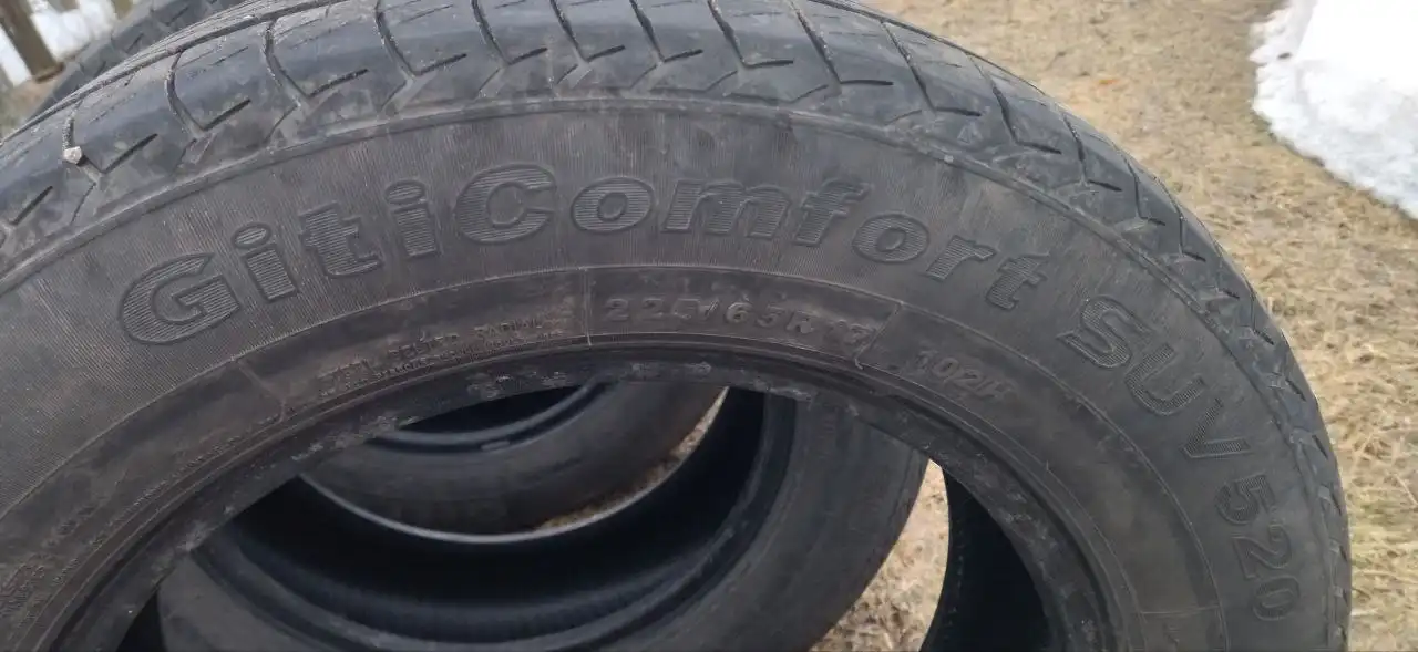 Продам летние шины Giti comfort 225/65/17