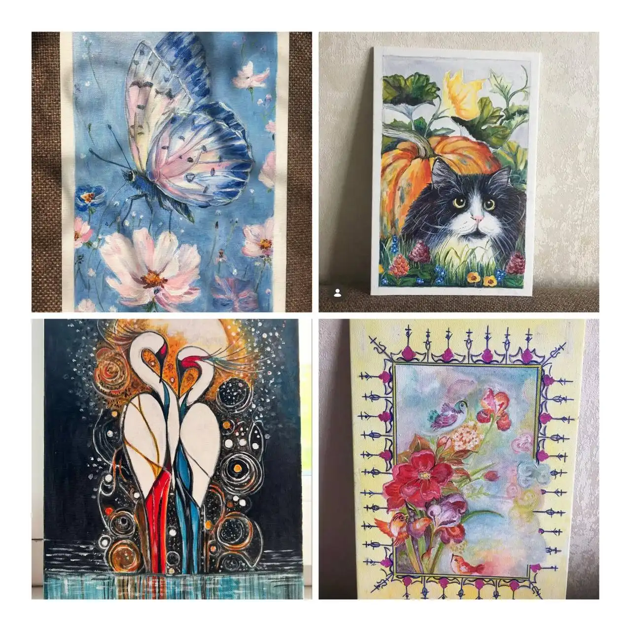 Продажа картин акрилом