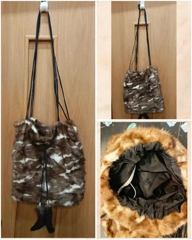 Женская сумка-мешок из натуральной норки - Разное в Балашиха