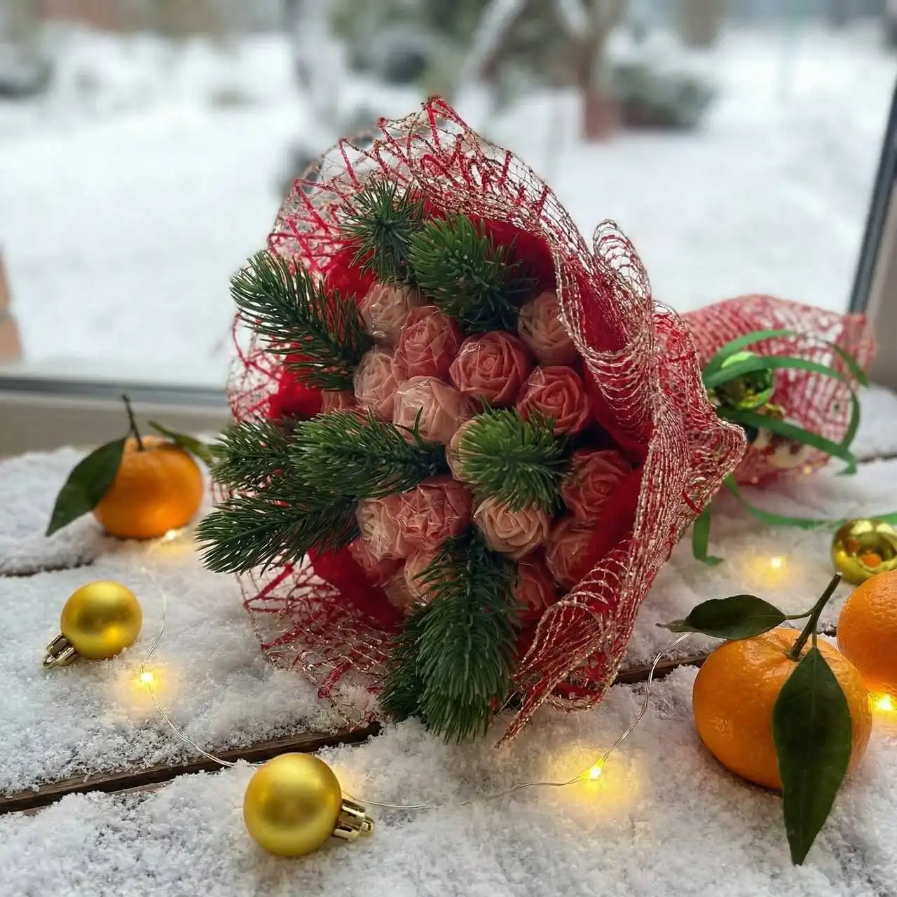 Шоколадные розочки ручной работы