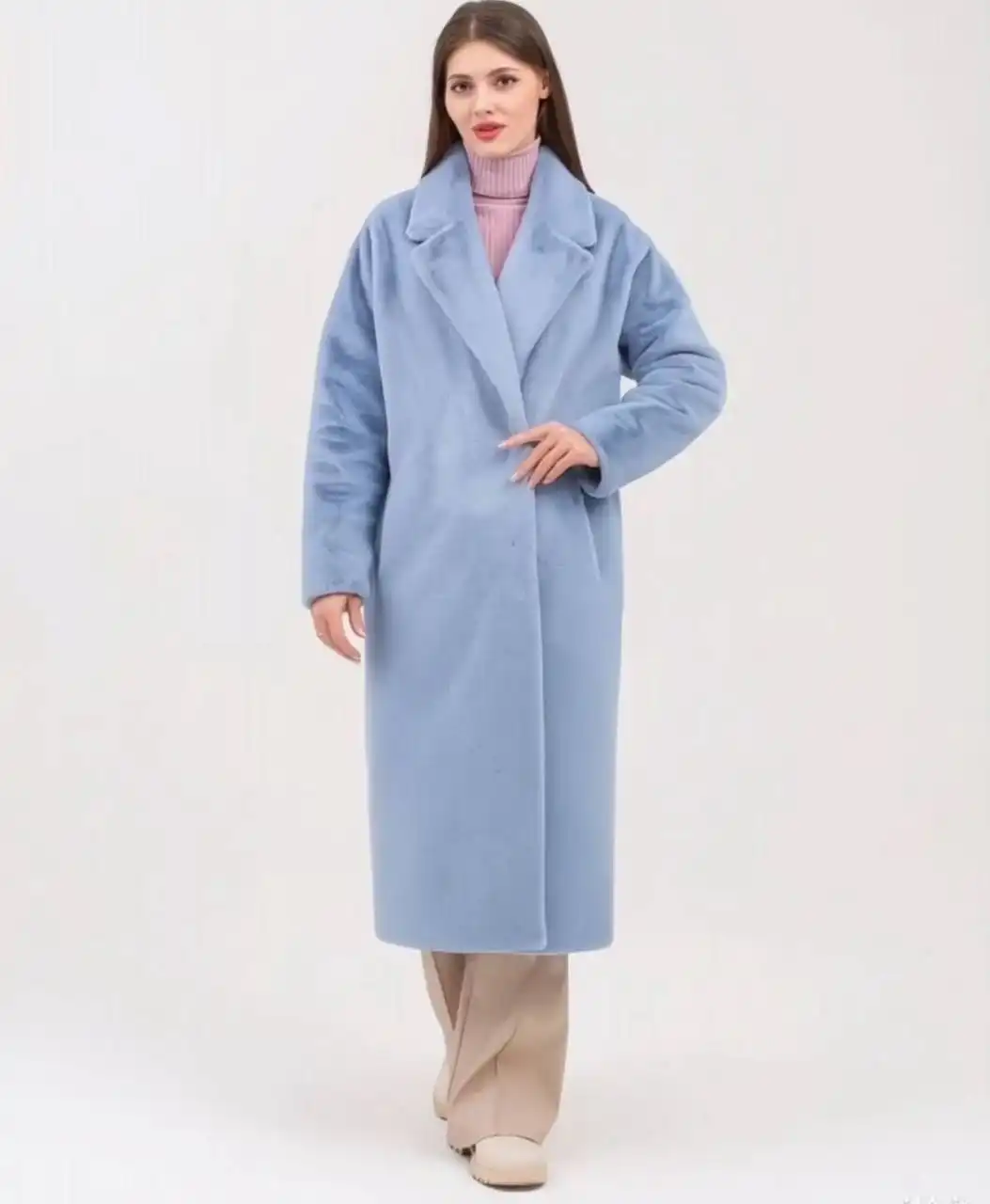 Продам экошубу зимнюю длинную - Верхняя одежда (Одежда) в Балашиха