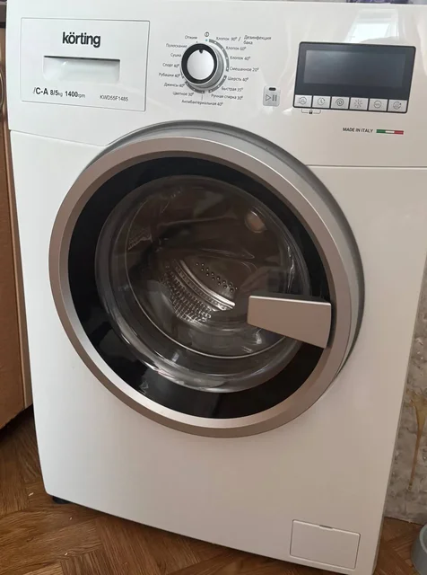 Стиральная машина с сушкой Korting KWD55F-1485 итальянская сборка - Банковские карты в Москва