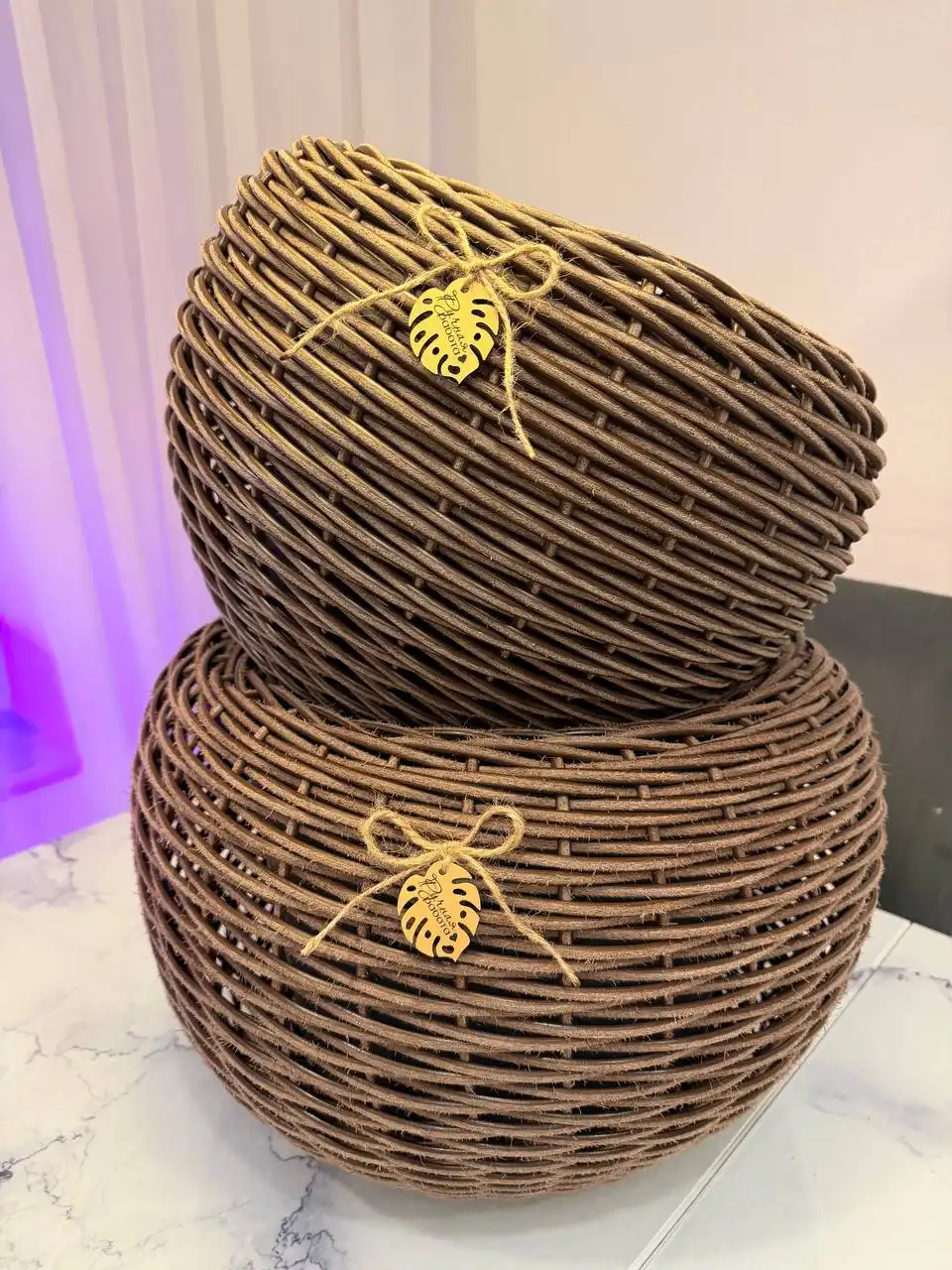 Кашпо из искусственного ротанга на заказ - Декор (Для дома и дачи) в Балашиха