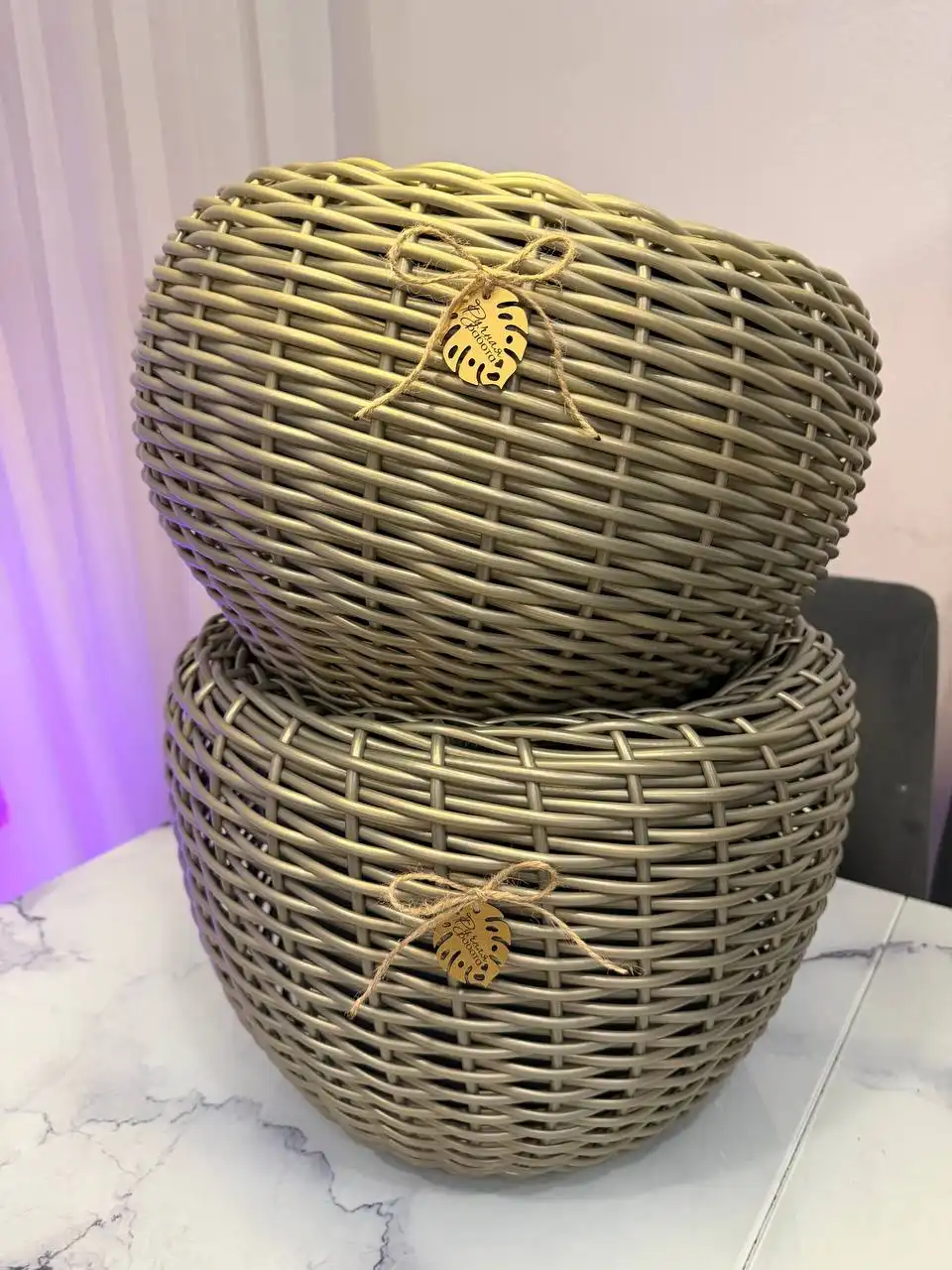 Кашпо из искусственного ротанга на заказ - Декор (Для дома и дачи) в Балашиха