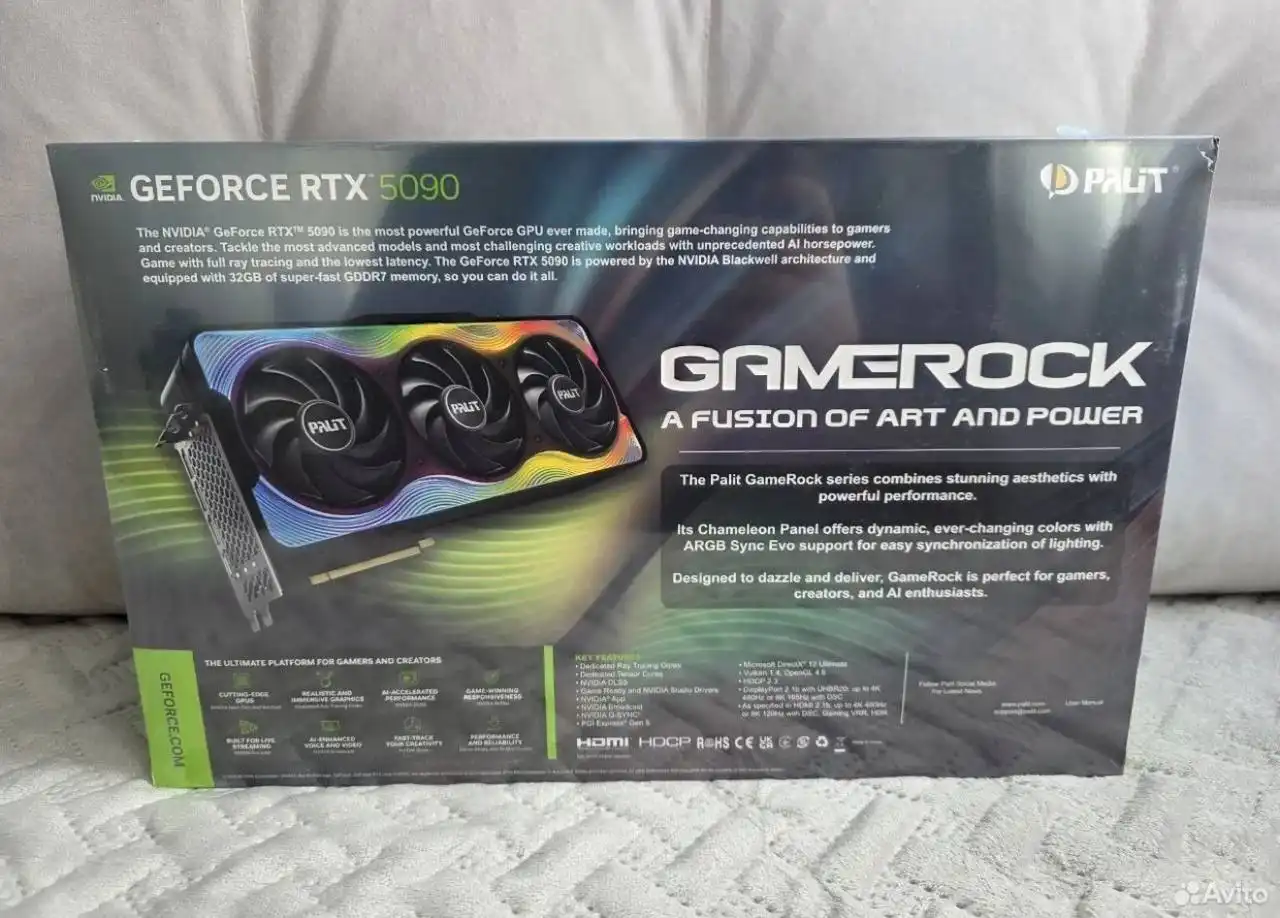 Видеокарта RTX 5090 Palit - Видеокарты (Электроника) в Балашиха