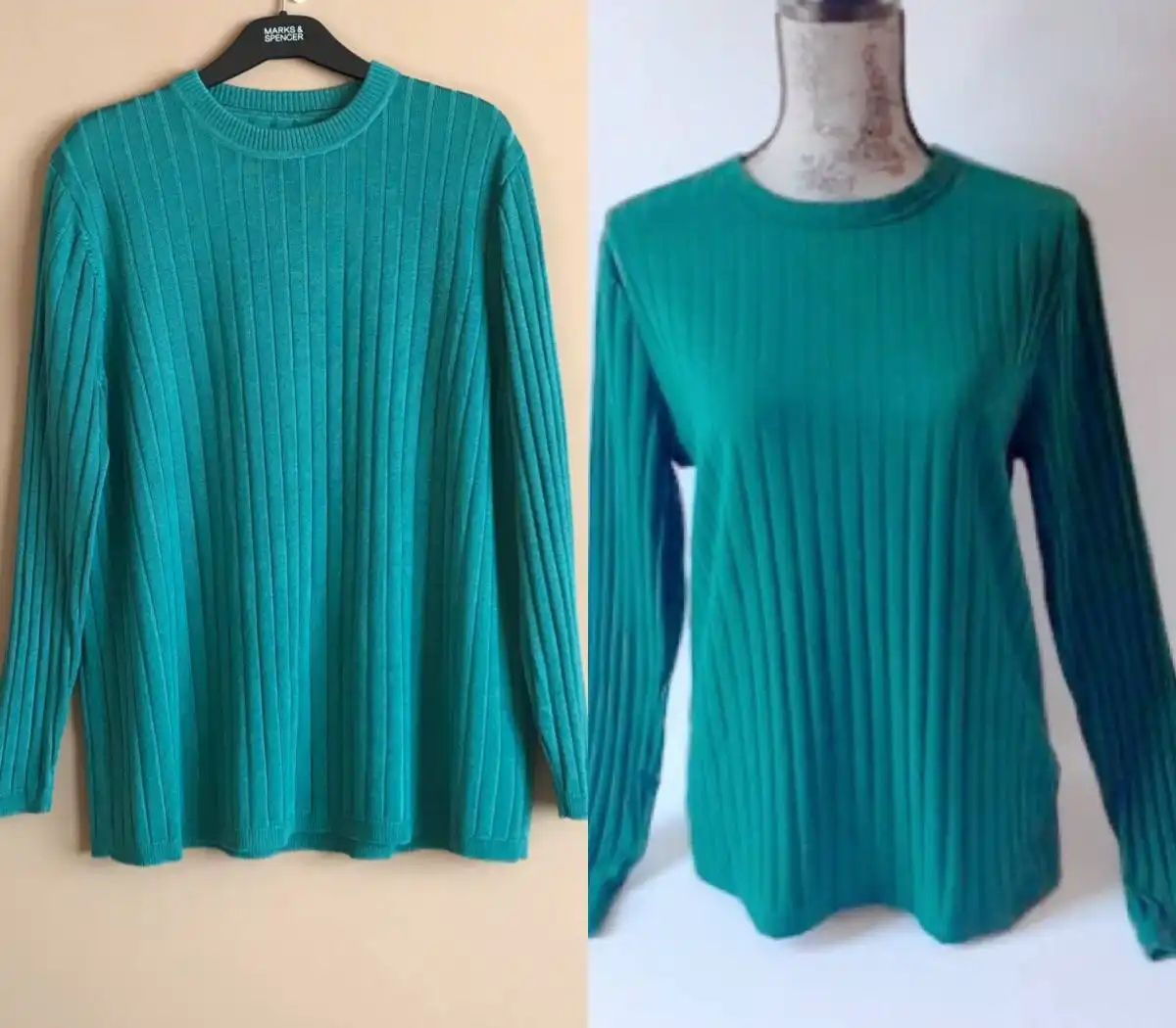 Джемпер свободного кроя малахитового цвета - Верхняя одежда (Одежда) в Балашиха