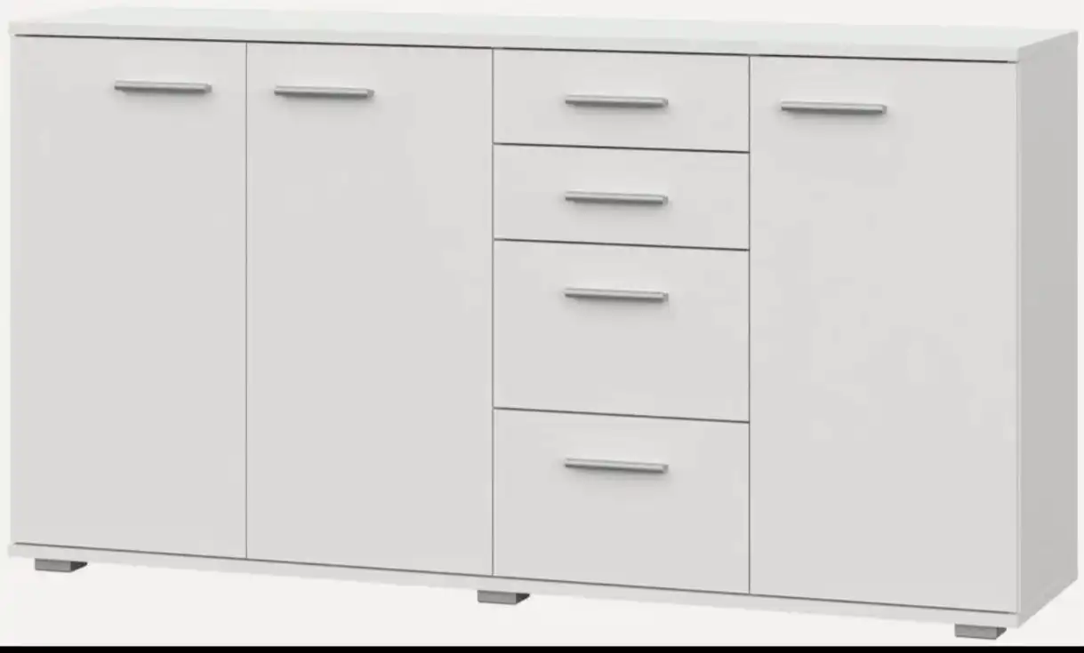 Продажа белого комода из дерева и ЛДСП - Мебель (Для дома и дачи) в Балашиха