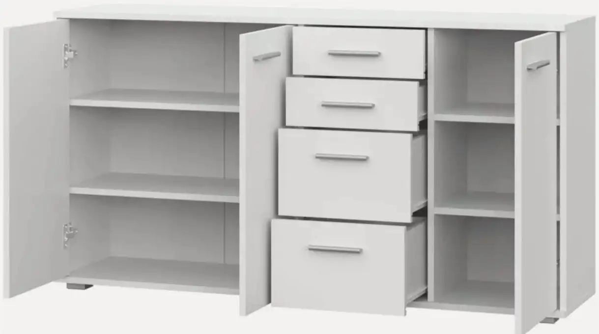 Продажа белого комода из дерева и ЛДСП - Мебель (Для дома и дачи) в Балашиха