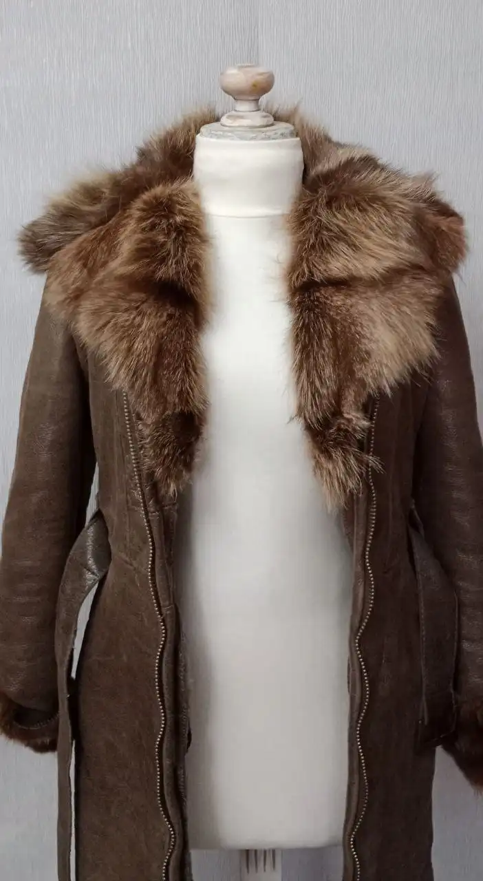 Натуральная дублёнка ручной работы Boho-vibes - Верхняя одежда (Одежда) в Балашиха