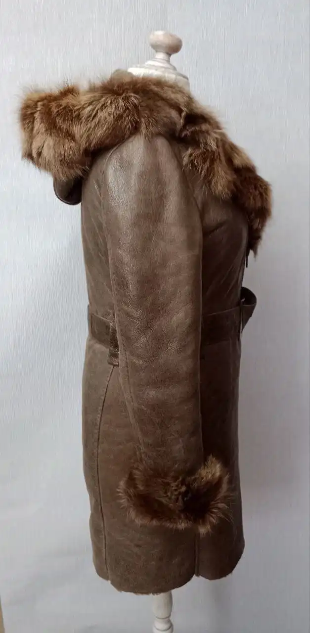 Натуральная дублёнка ручной работы Boho-vibes - Верхняя одежда (Одежда) в Балашиха