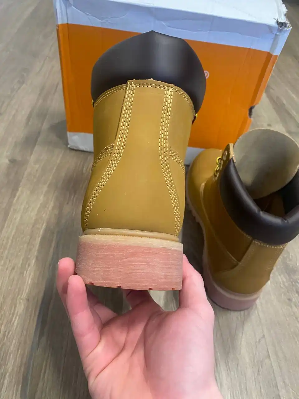 Продажа новых ботинок Timberland рыжего цвета - Обувь (Одежда) в Балашиха