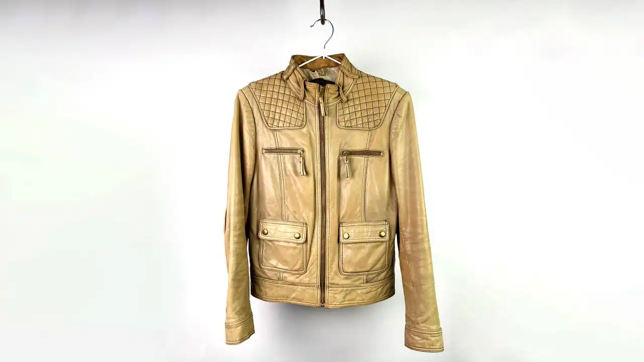 Кожаная куртка Zara Archive б/у - Верхняя одежда (Одежда) в Балашиха