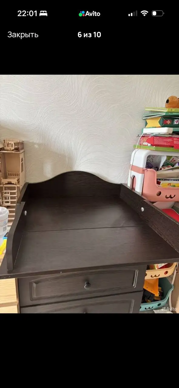 Детская кроватка с пеленальным комодом - Детская мебель (Товары для детей) в Балашиха