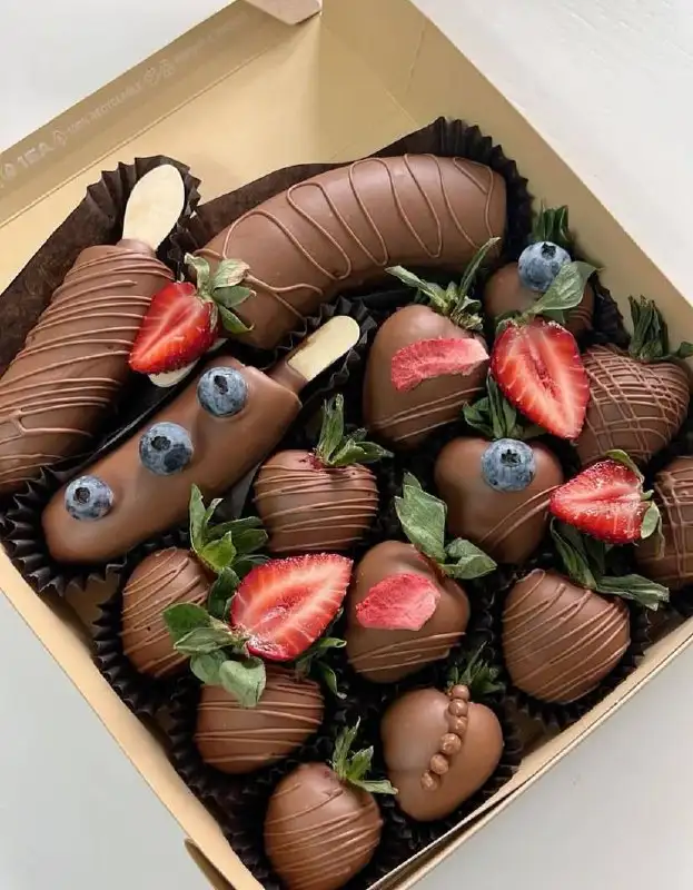 Предзаказ клубники, банана и голубики в шоколаде к 23 февраля - Продукты питания (Барахолка) в Балашиха