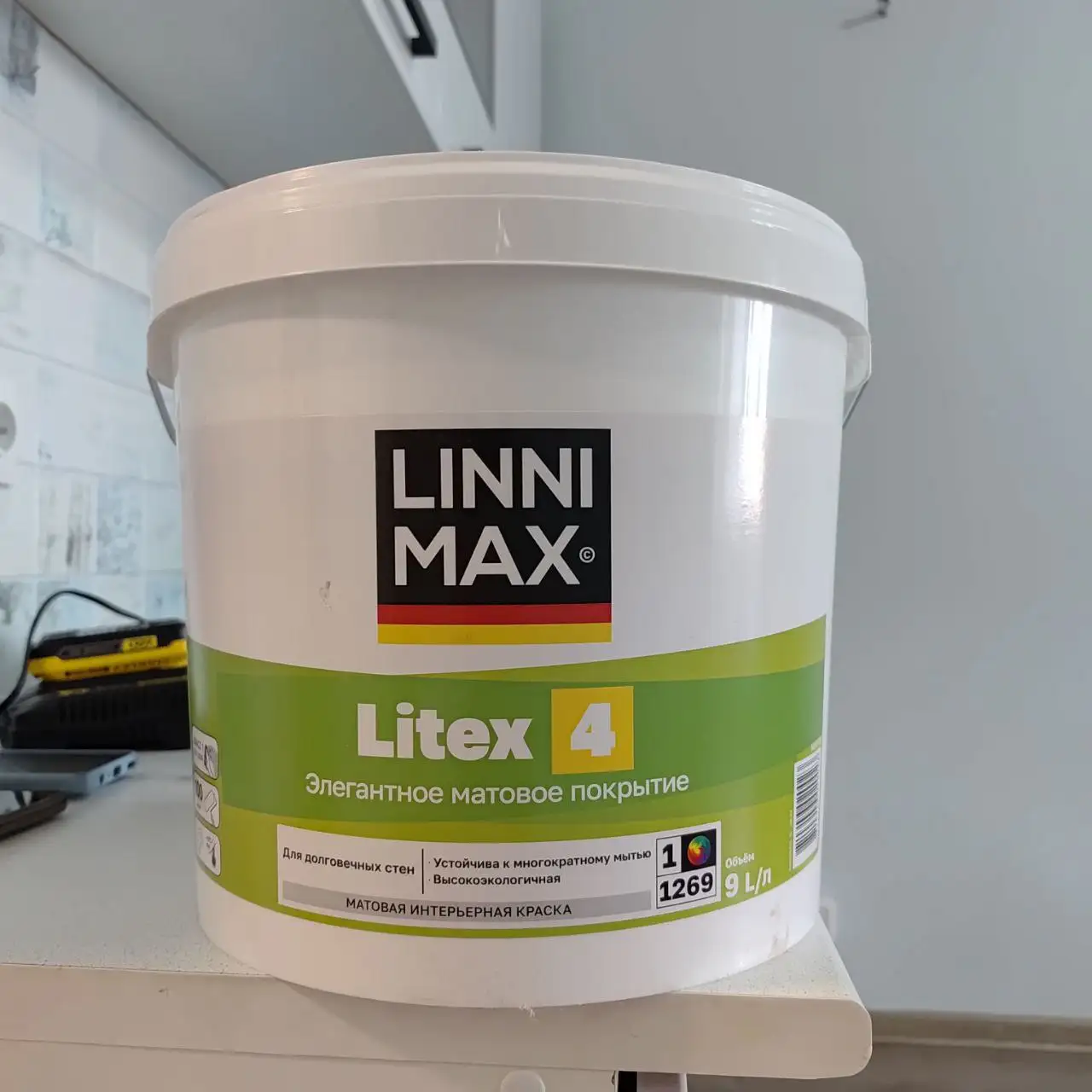 Продажа краски для стен 9 л, невскрытая - Строительные материалы (Для дома и дачи) в Балашиха