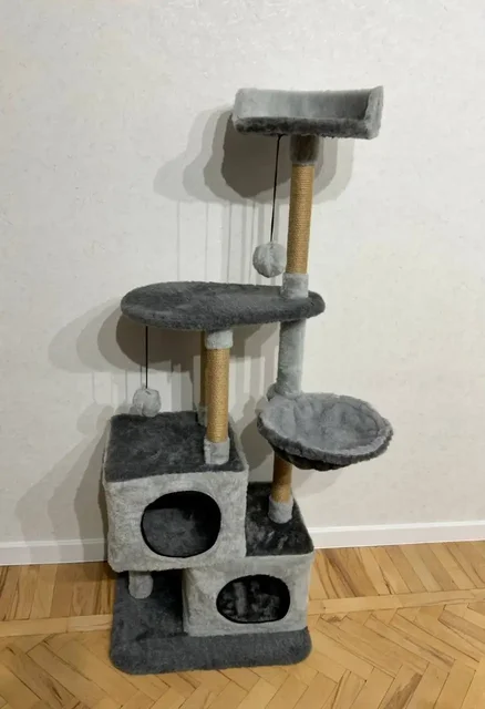 Когтеточка с домиком (3 яруса) - Украшения в Балашиха