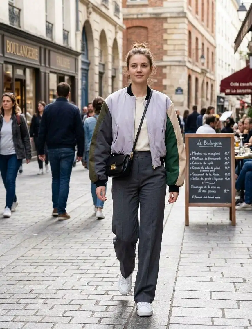 Продам новый бомбер из Кореи размер М - Верхняя одежда (Одежда) в Балашиха