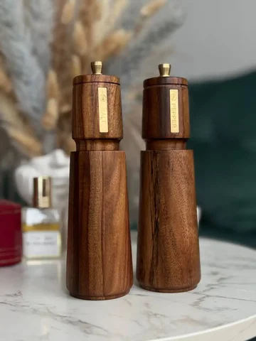 Солонка и перечница деревянные новые - Дом и сад в Балашиха