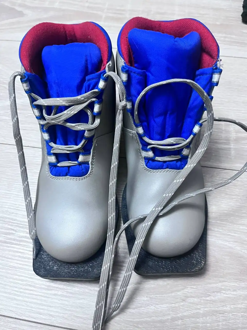 Ботинки лыжные б/у 34 размер для девочки - Одежда и обувь (Барахолка) в Балашиха