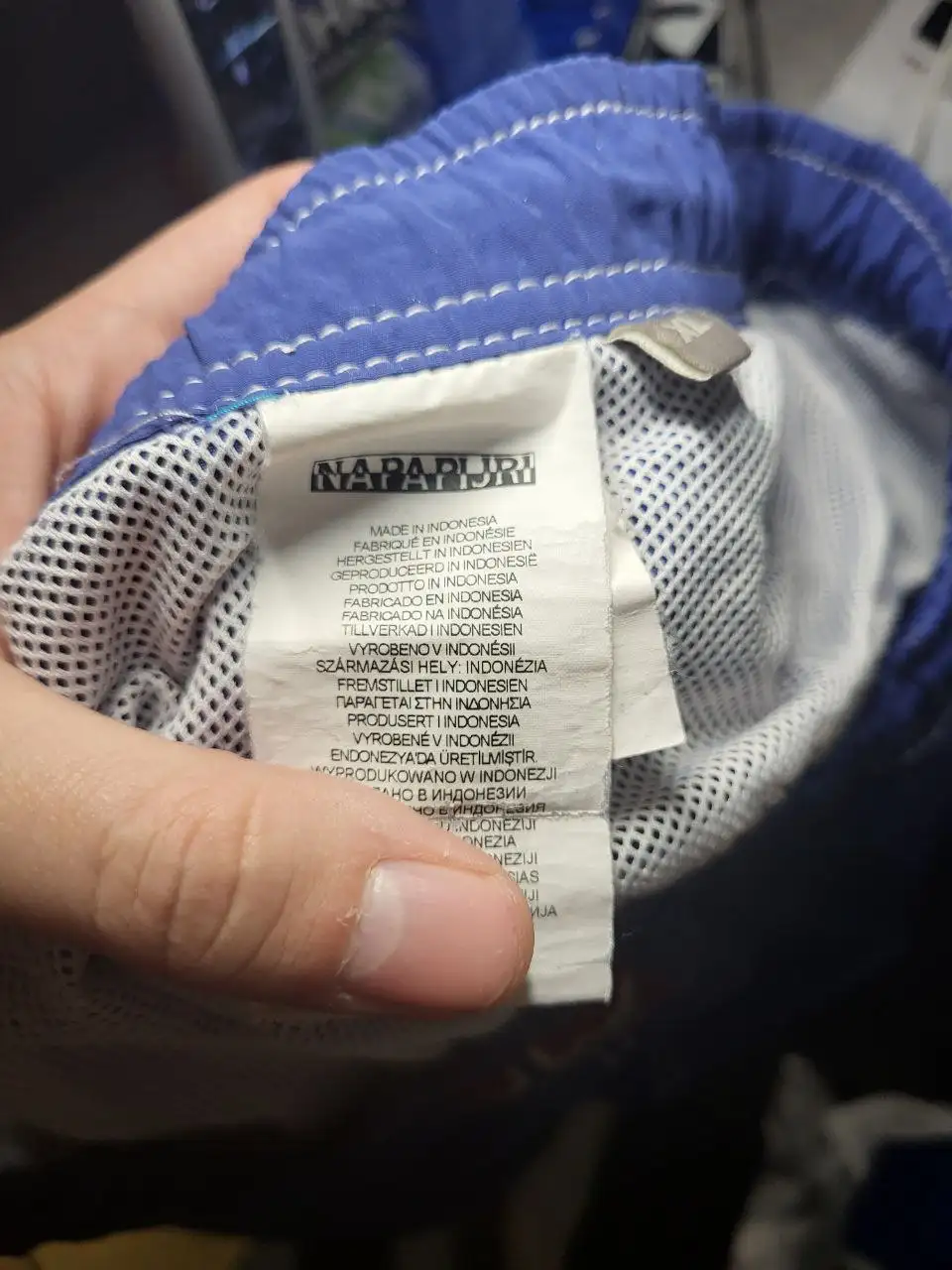 Шорты Napapijri синие XL с дефектом - Шорты (Одежда) в Балашиха