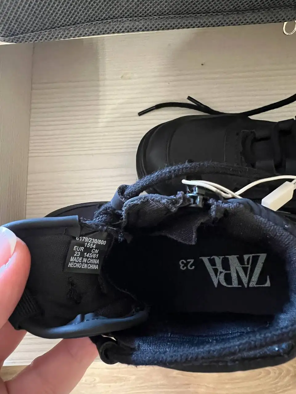 Детские ботинки Zara 23 размер - Детская обувь (Одежда) в Балашиха