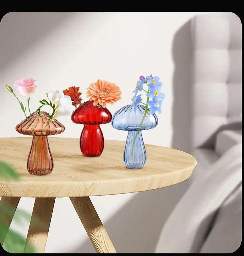 Стеклянные декоративные вазы для цветов 4 шт - Декор (Барахолка) в Балашиха