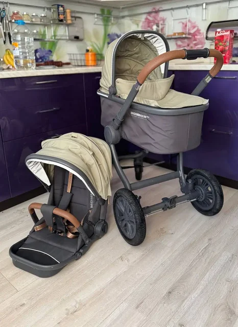 Коляска 2в1 Happy Baby Mommer Pro Oliva б/у - Детские автокресла в Балашиха