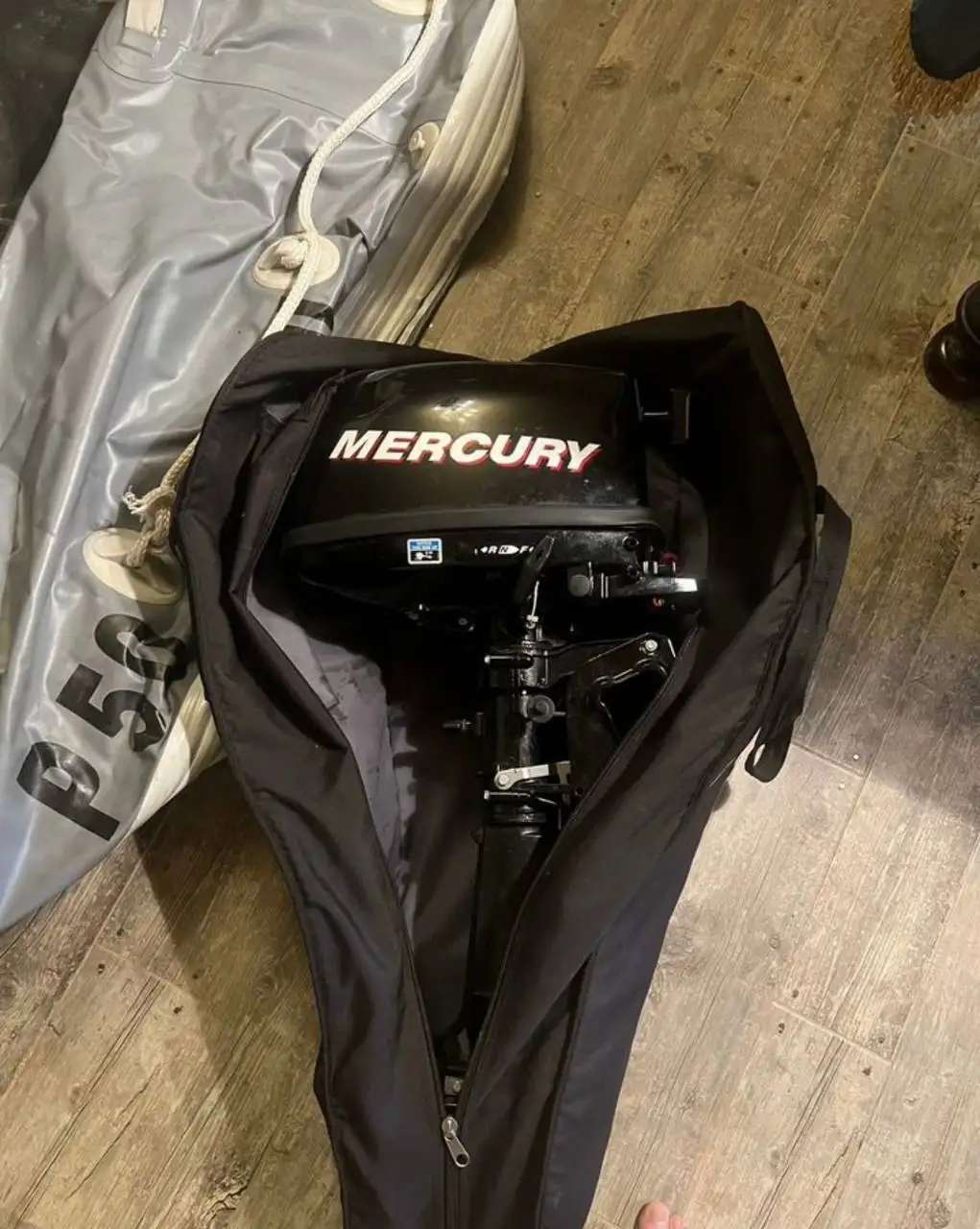 Лодочный мотор Mercury 5 лс б/у - Лодочные моторы (Авто) в Балашиха