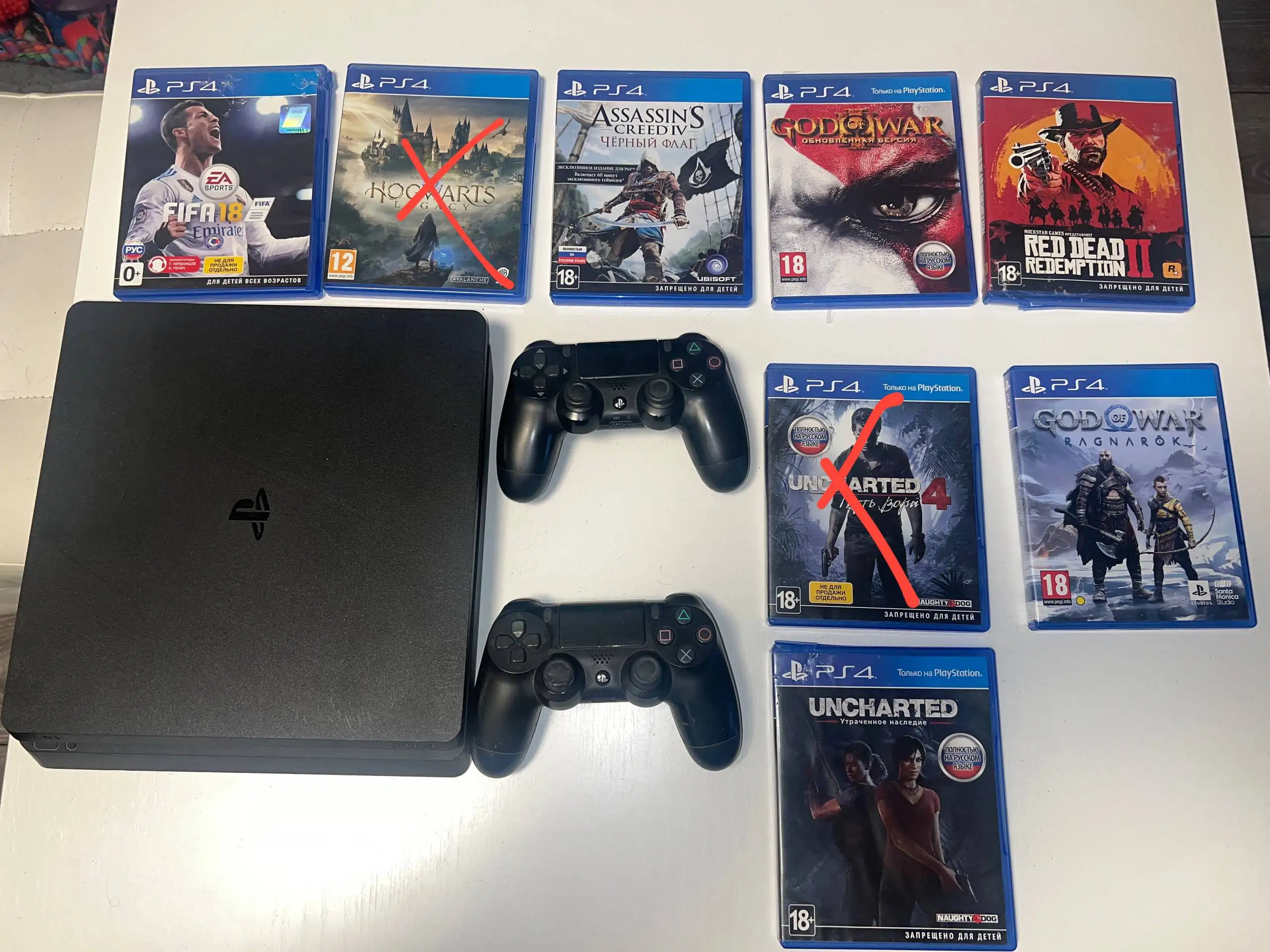 Продам PS4 slim 1 tb с комплектом - Игровые консоли (Электроника) в Балашиха