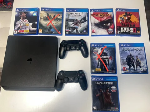 Продам PS4 slim 1 tb с комплектом - частное объявление в Балашиха