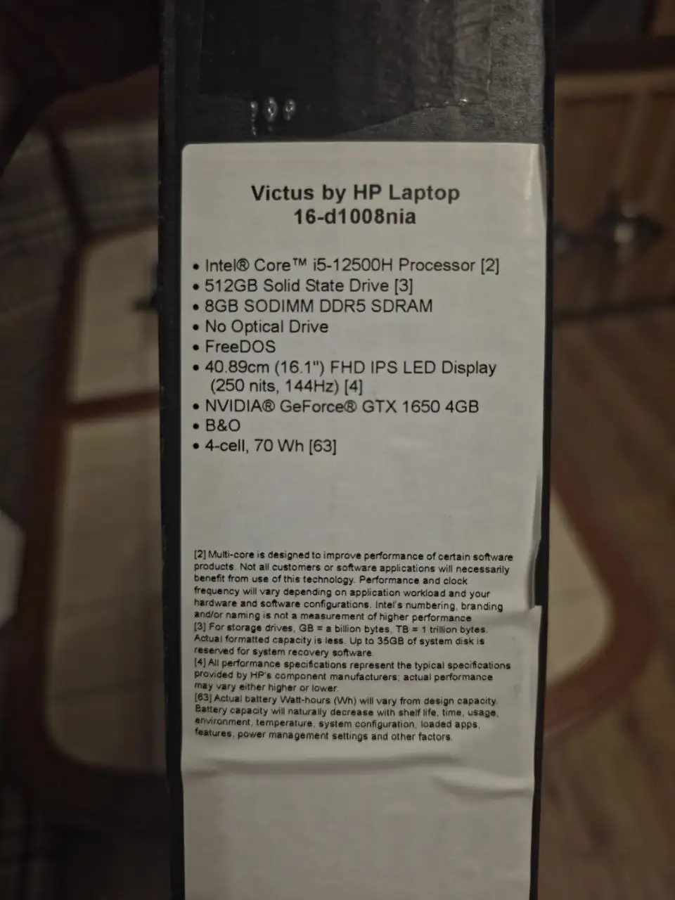 Игровой ноутбук HP Victus 16 - Ноутбуки (Электроника) в Балашиха