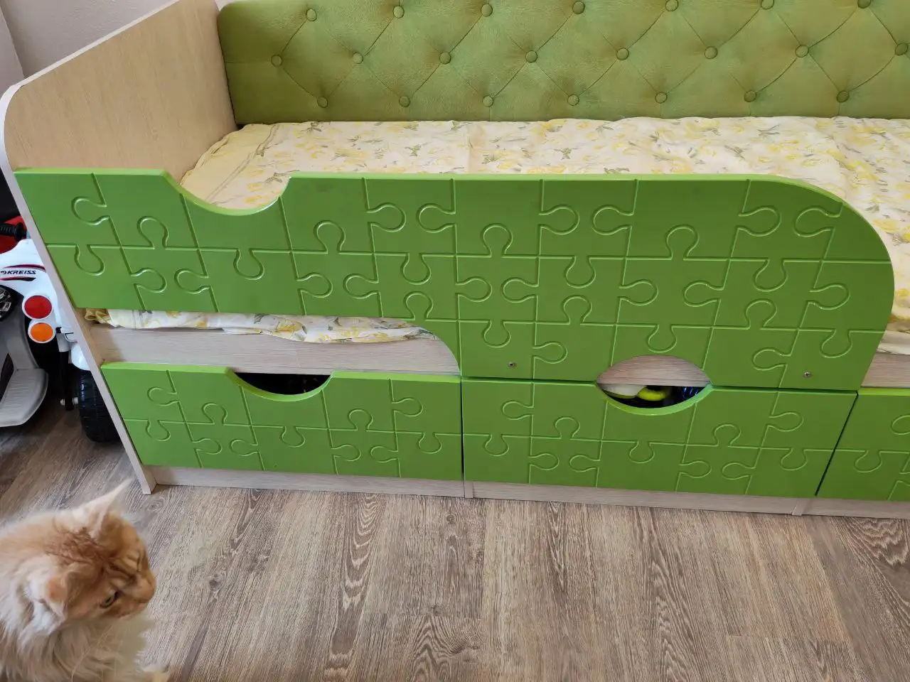 Кровать 190x80 с матрасом и спинкой - Мебель (Барахолка) в Балашиха