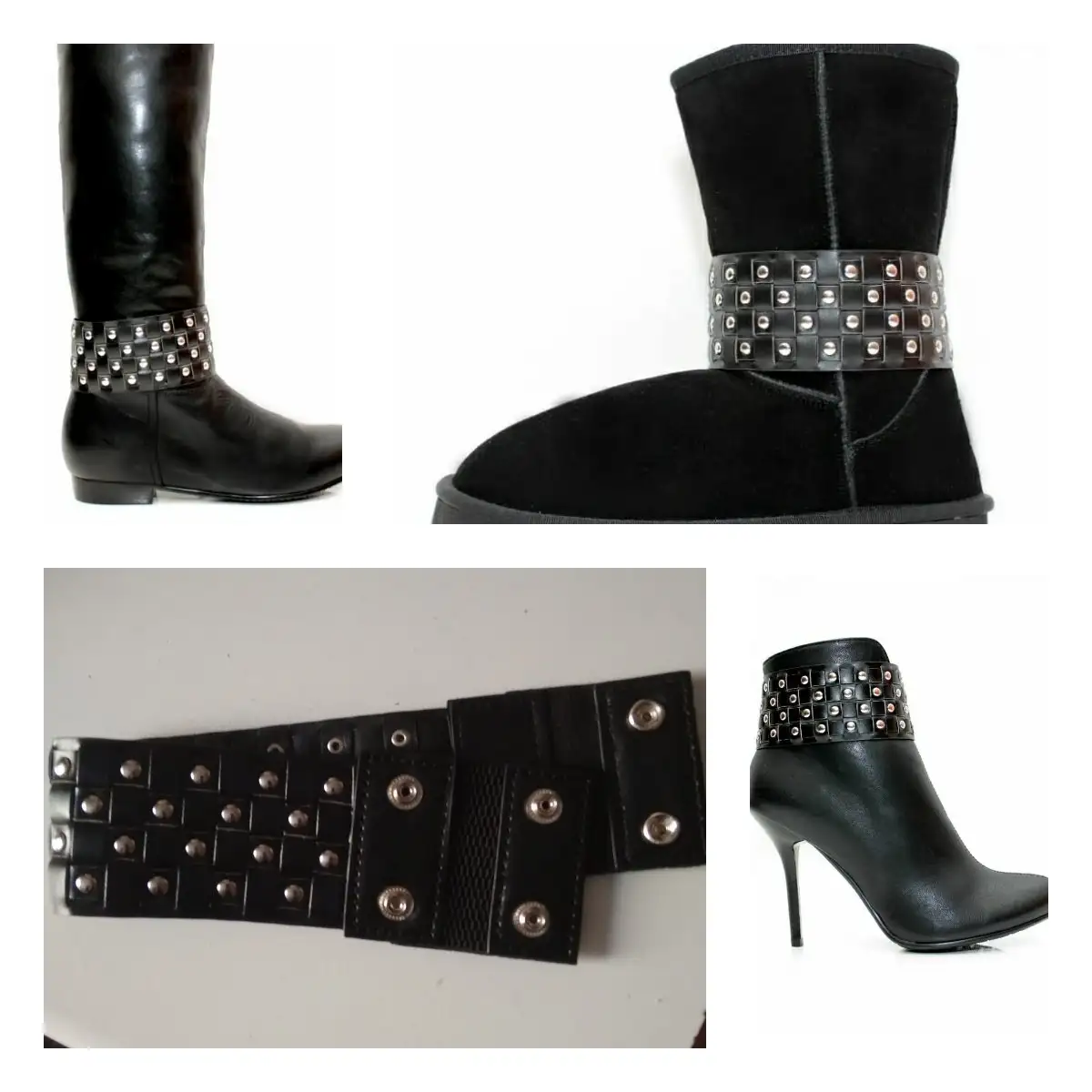 Украшение на обувь с ремнями на резинке и кнопками - Обувь (Барахолка) в Балашиха