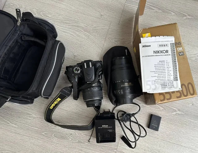 Продажа фотоаппарата Nikon D5100 kit 18-55mm и объектива AF-S DX NIKKOR 55-300mm - Видеокарты в Балашиха